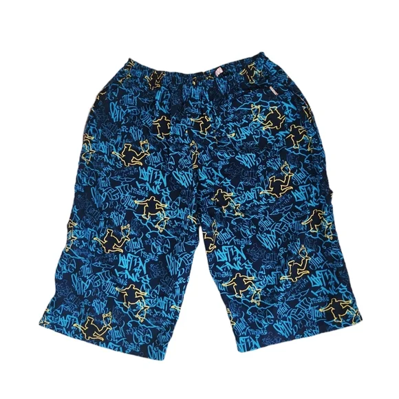 Skateboard AOP All Over Print Vintage STGZ 90s Very Rare Skateboarding Shorts